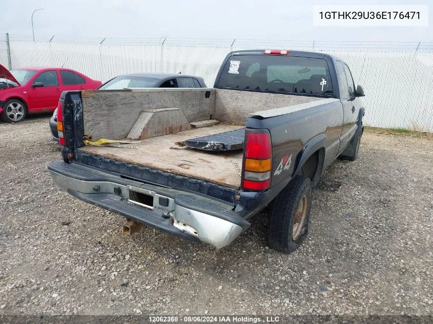 2006 GMC Sierra 2500Hd VIN: 1GTHK29U36E176471 Lot: 12062368