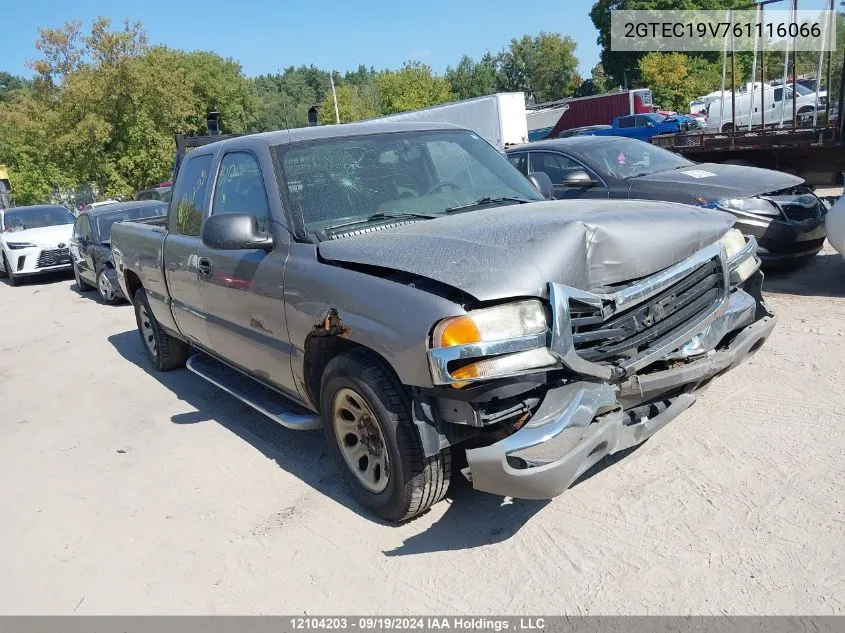 2006 GMC Sierra 1500 VIN: 2GTEC19V761116066 Lot: 12104203