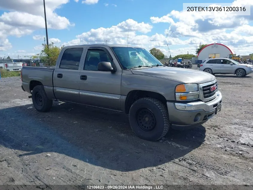 2GTEK13V361200316 2006 GMC Sierra 1500