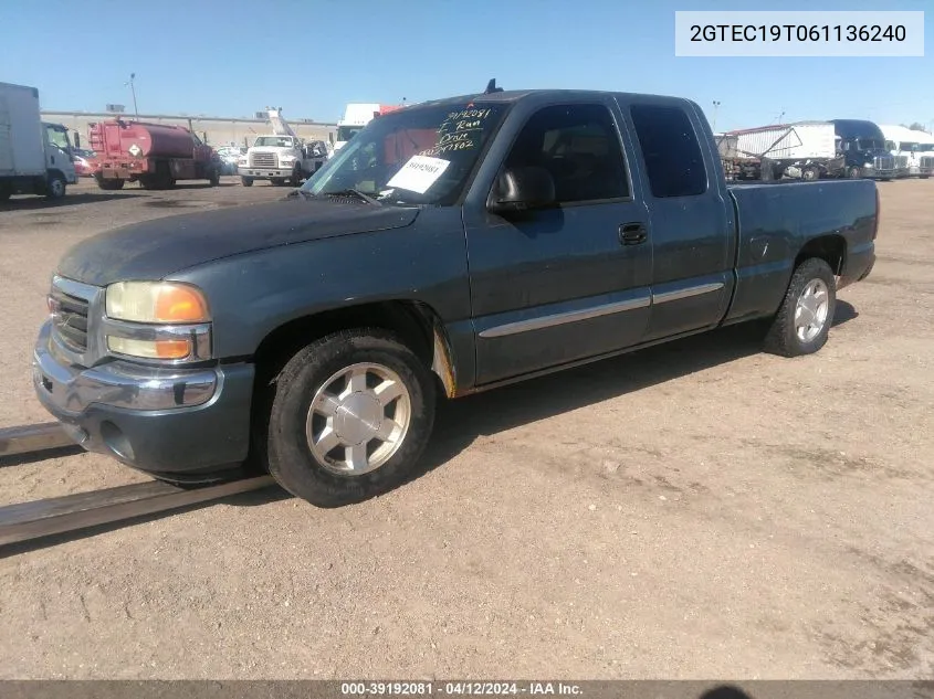 2GTEC19T061136240 2006 GMC Sierra 1500 Sle2