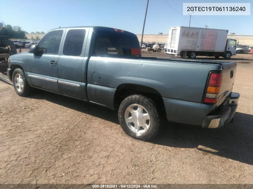 2GTEC19T061136240 2006 GMC Sierra 1500 Sle2