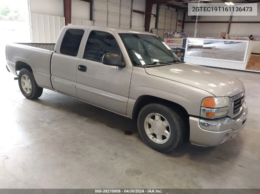 2006 GMC Sierra 1500 Sle2 VIN: 2GTEC19T161136473 Lot: 39210809