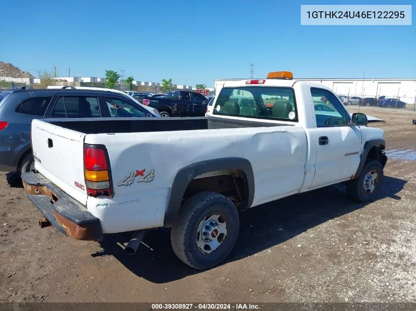 1GTHK24U46E122295 2006 GMC Sierra 2500Hd Work Truck