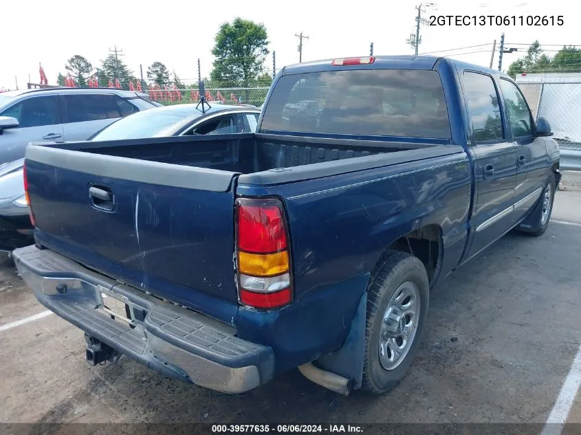 2006 GMC Sierra 1500 Sle1 VIN: 2GTEC13T061102615 Lot: 39577635