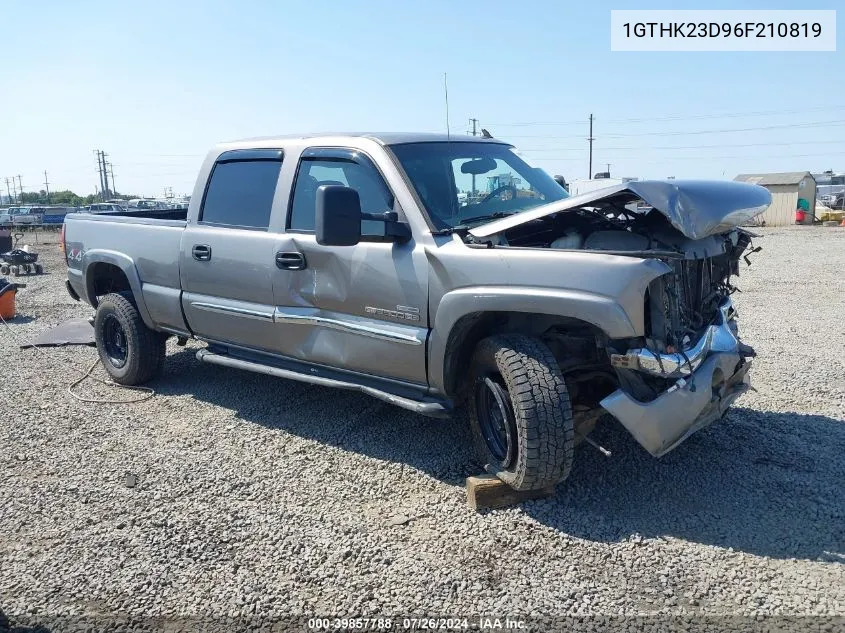 1GTHK23D96F210819 2006 GMC Sierra 2500Hd Slt