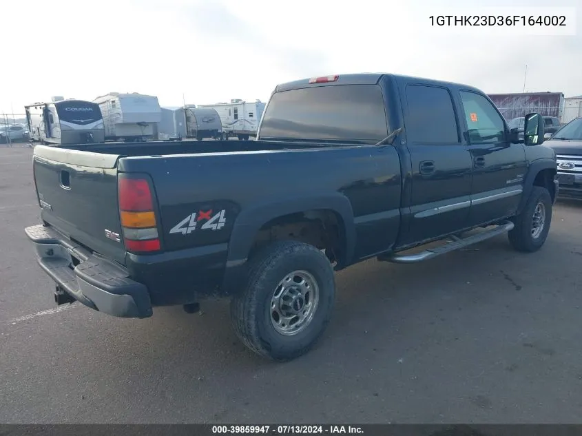 1GTHK23D36F164002 2006 GMC Sierra 2500Hd Slt