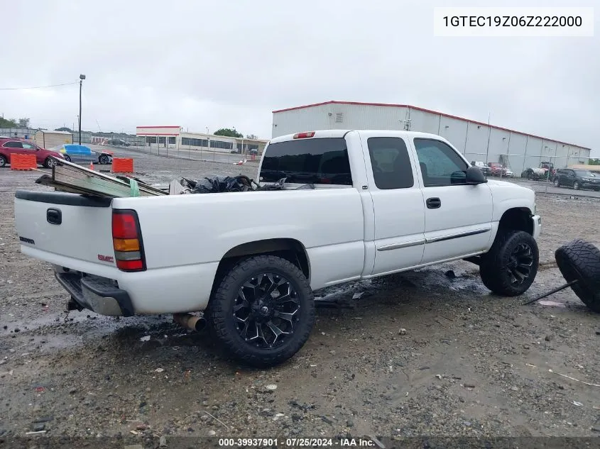 1GTEC19Z06Z222000 2006 GMC Sierra 1500 Sle2