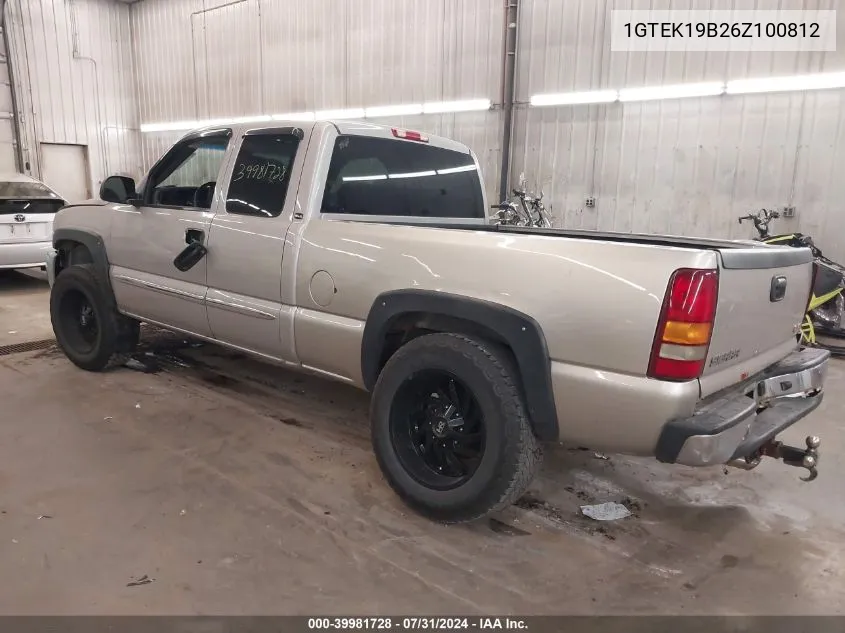 1GTEK19B26Z100812 2006 GMC Sierra 1500 Sle1