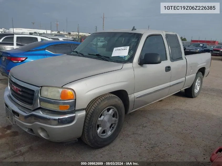 2006 GMC Sierra 1500 Slt VIN: 1GTEC19Z06Z226385 Lot: 39982689