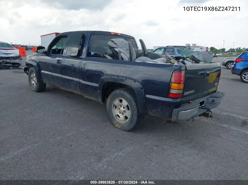 1GTEC19X86Z247211 2006 GMC Sierra 1500 Work Truck