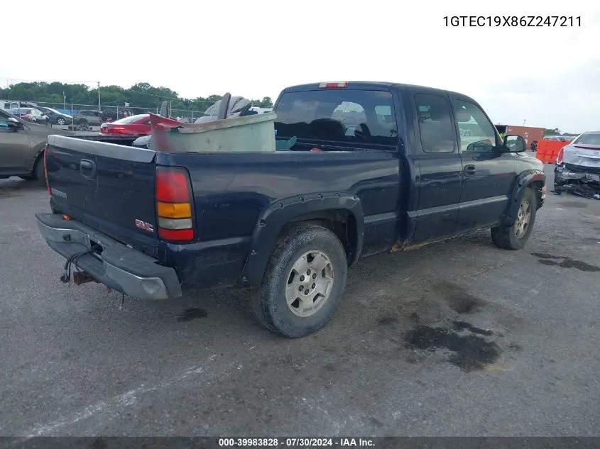 1GTEC19X86Z247211 2006 GMC Sierra 1500 Work Truck