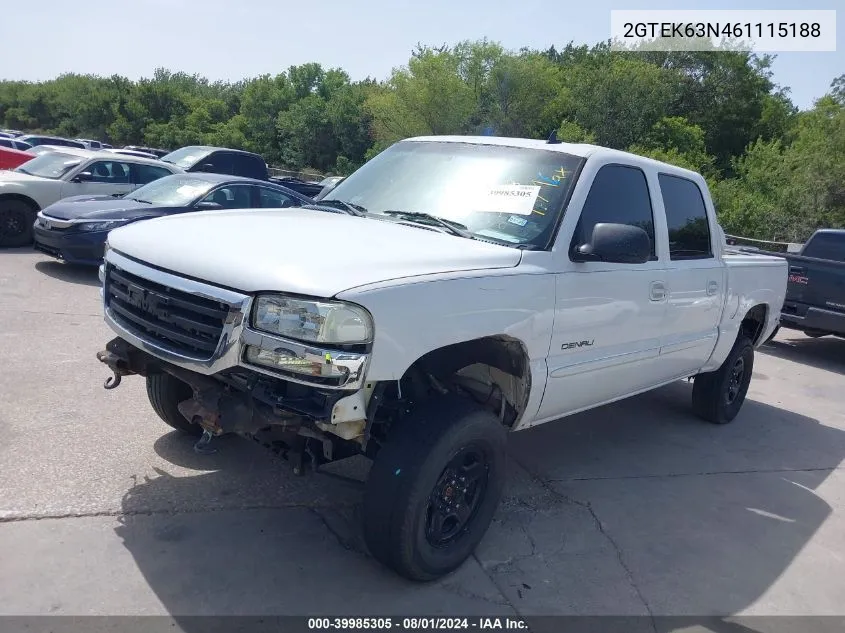 2GTEK63N461115188 2006 GMC Sierra 1500 Denali