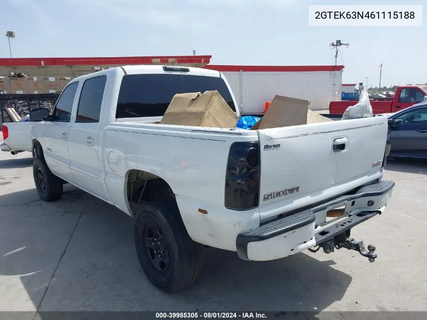 2GTEK63N461115188 2006 GMC Sierra 1500 Denali