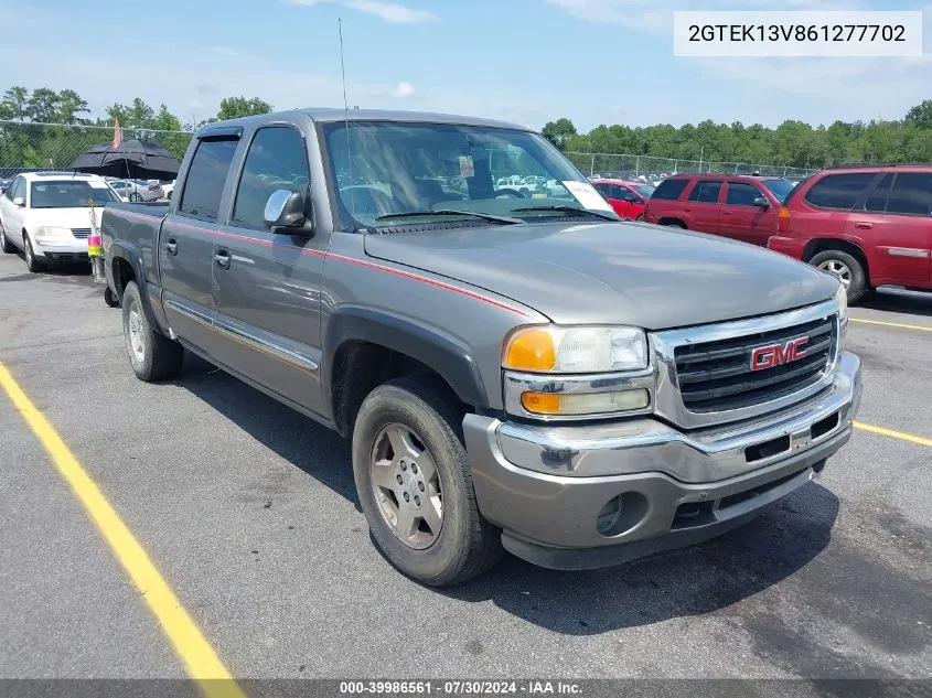 2006 GMC Sierra 1500 Sl VIN: 2GTEK13V861277702 Lot: 39986561