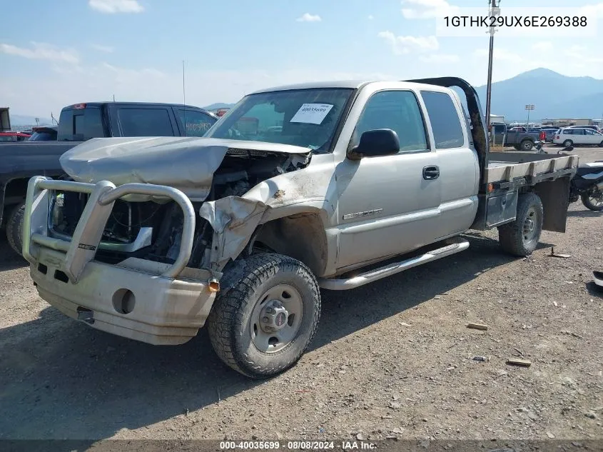 2006 GMC Sierra 2500Hd Sle1 VIN: 1GTHK29UX6E269388 Lot: 40035699