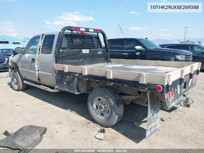 2006 GMC Sierra 2500Hd Sle1 VIN: 1GTHK29UX6E269388 Lot: 40035699