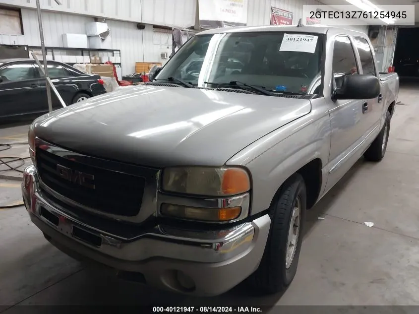 2006 GMC Sierra 1500 Sle1 VIN: 2GTEC13Z761254945 Lot: 40121947