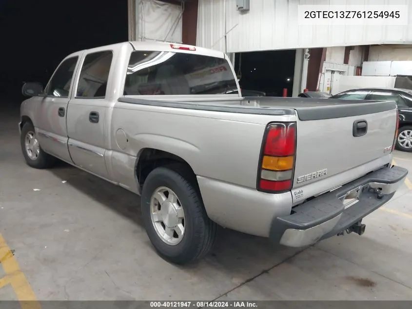 2006 GMC Sierra 1500 Sle1 VIN: 2GTEC13Z761254945 Lot: 40121947