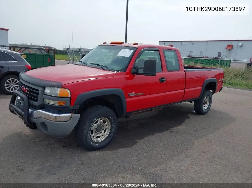 2006 GMC Sierra 2500Hd Work Truck VIN: 1GTHK29D06E173897 Lot: 40163364