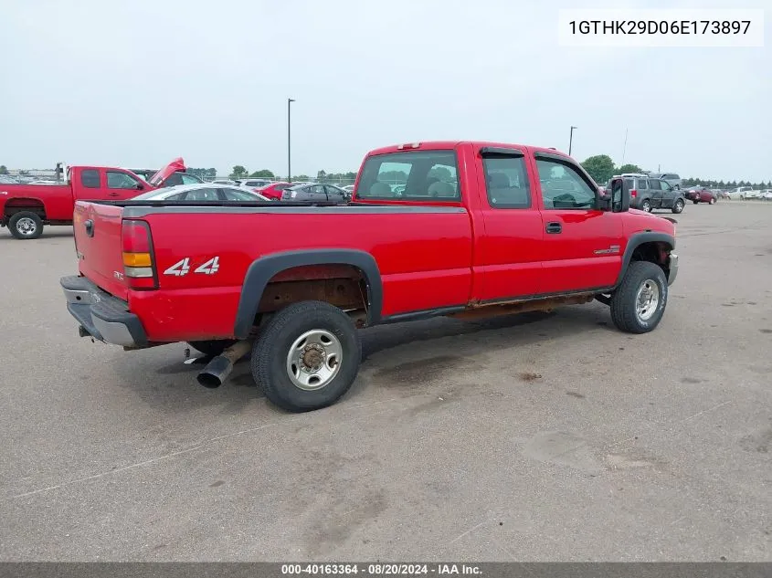 2006 GMC Sierra 2500Hd Work Truck VIN: 1GTHK29D06E173897 Lot: 40163364