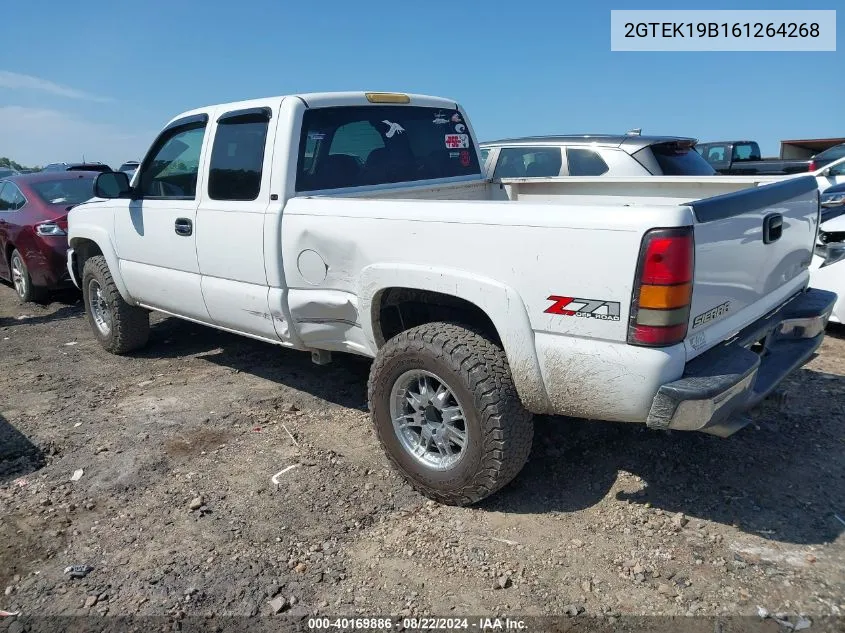 2006 GMC Sierra 1500 Sle1 VIN: 2GTEK19B161264268 Lot: 40169886