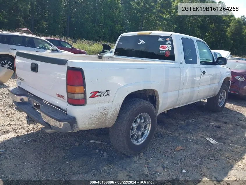 2006 GMC Sierra 1500 Sle1 VIN: 2GTEK19B161264268 Lot: 40169886