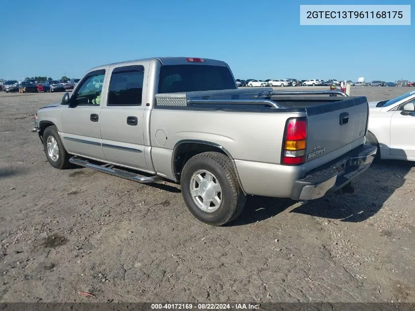 2006 GMC Sierra 1500 Sle1 VIN: 2GTEC13T961168175 Lot: 40172169