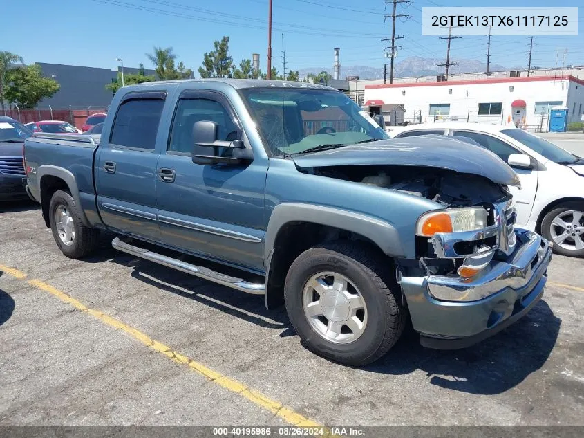 2006 GMC Sierra 1500 Slt VIN: 2GTEK13TX61117125 Lot: 40195986