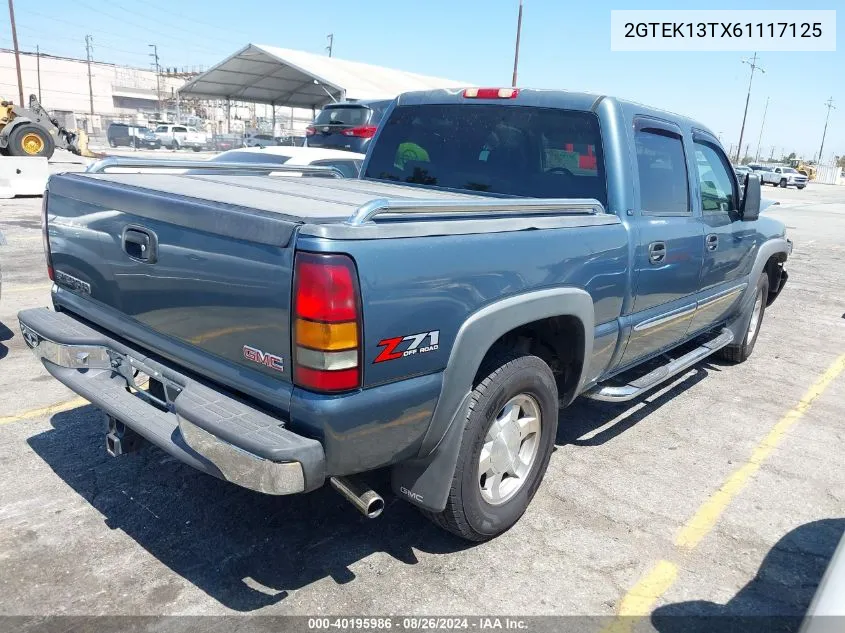 2006 GMC Sierra 1500 Slt VIN: 2GTEK13TX61117125 Lot: 40195986