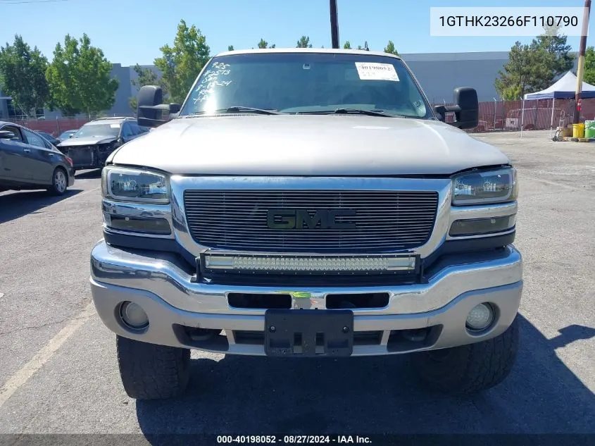 1GTHK23266F110790 2006 GMC Sierra 2500Hd Sle2