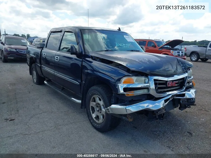 2006 GMC Sierra 1500 Sle2 VIN: 2GTEK13T261183572 Lot: 40256617