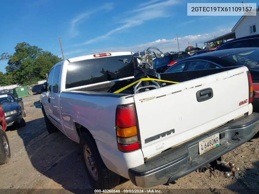 2006 GMC Sierra 1500 Sle1 VIN: 2GTEC19TX61109157 Lot: 40260548