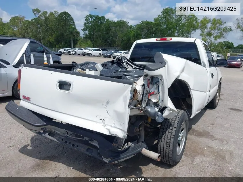 2006 GMC Sierra 1500 Work Truck VIN: 3GTEC14Z16G209425 Lot: 40287634