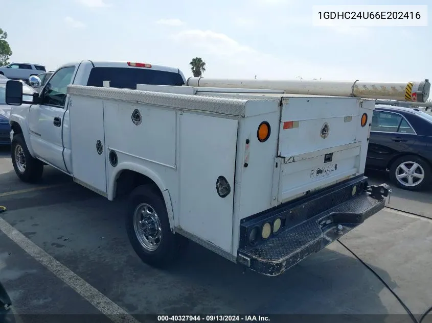 1GDHC24U66E202416 2006 GMC Sierra 2500Hd Sle1