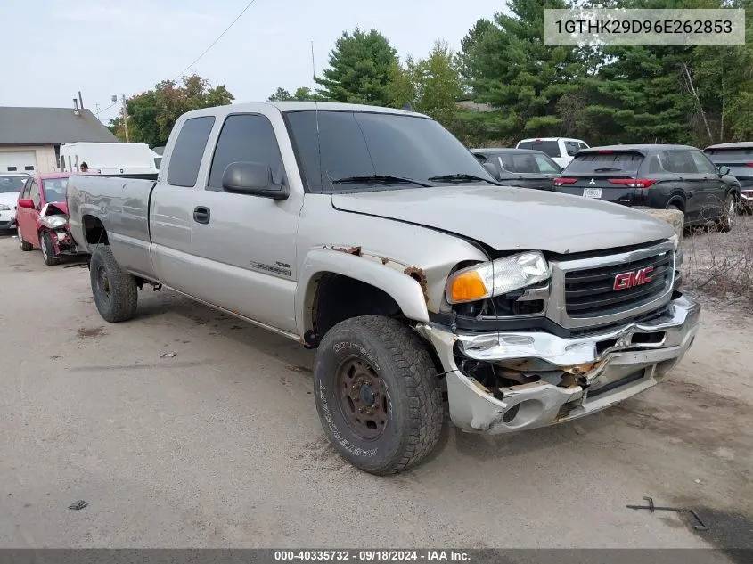 1GTHK29D96E262853 2006 GMC Sierra 2500Hd Slt