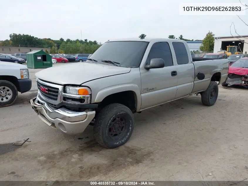 1GTHK29D96E262853 2006 GMC Sierra 2500Hd Slt