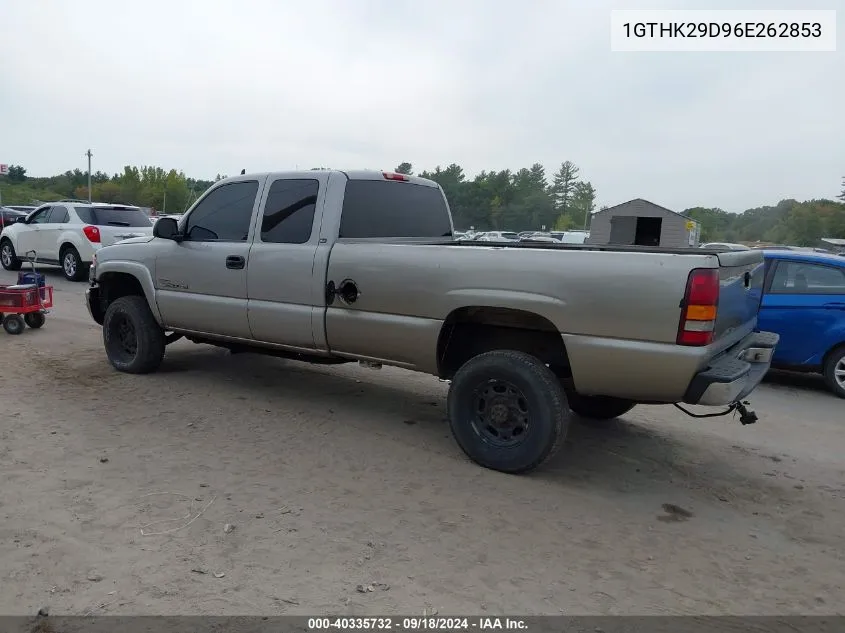 2006 GMC Sierra 2500Hd Slt VIN: 1GTHK29D96E262853 Lot: 40335732