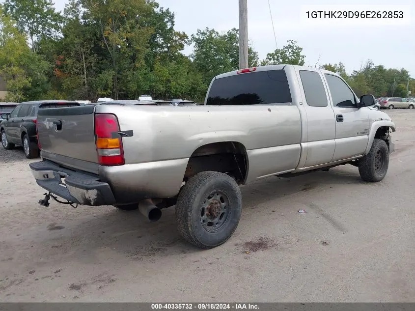 1GTHK29D96E262853 2006 GMC Sierra 2500Hd Slt