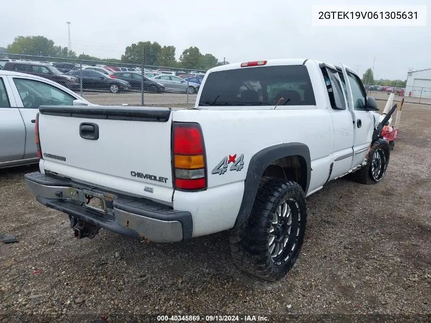 2006 GMC Sierra 1500 Sle1 VIN: 2GTEK19V061305631 Lot: 40345869