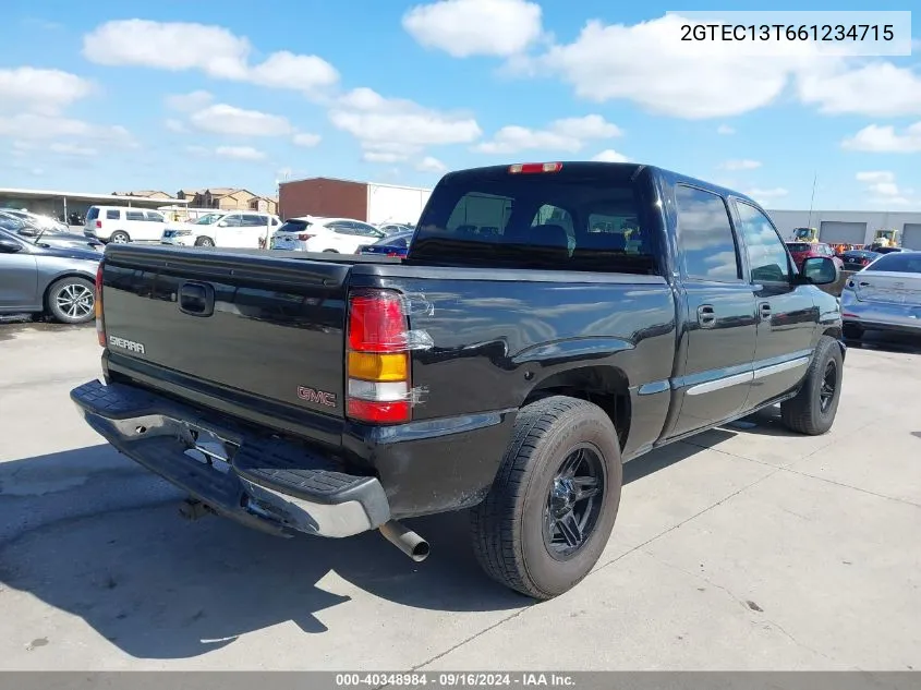 2006 GMC Sierra 1500 Slt VIN: 2GTEC13T661234715 Lot: 40348984