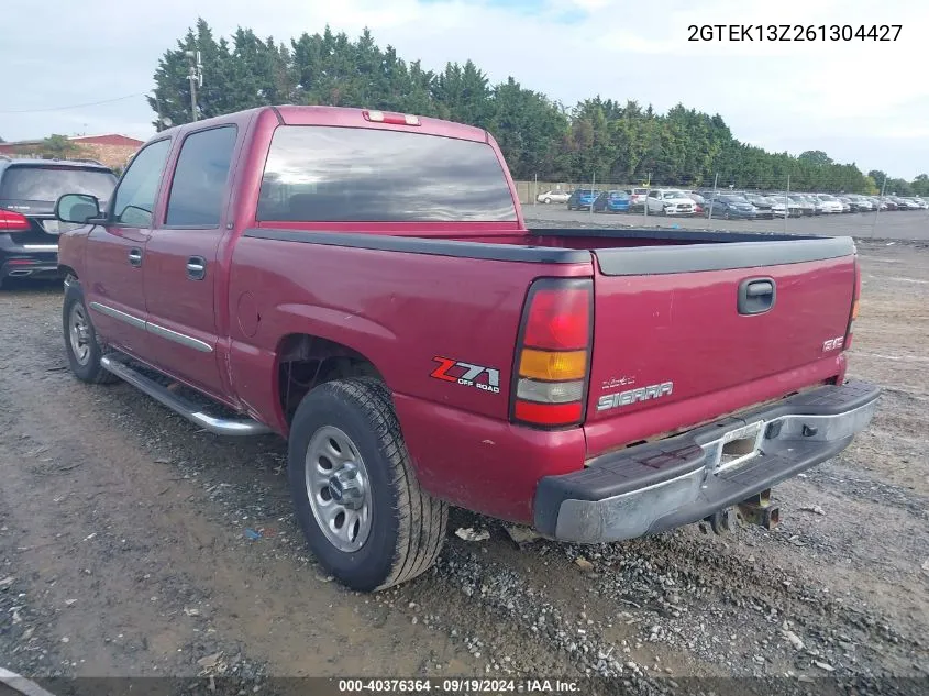 2006 GMC Sierra 1500 Sle2 VIN: 2GTEK13Z261304427 Lot: 40376364