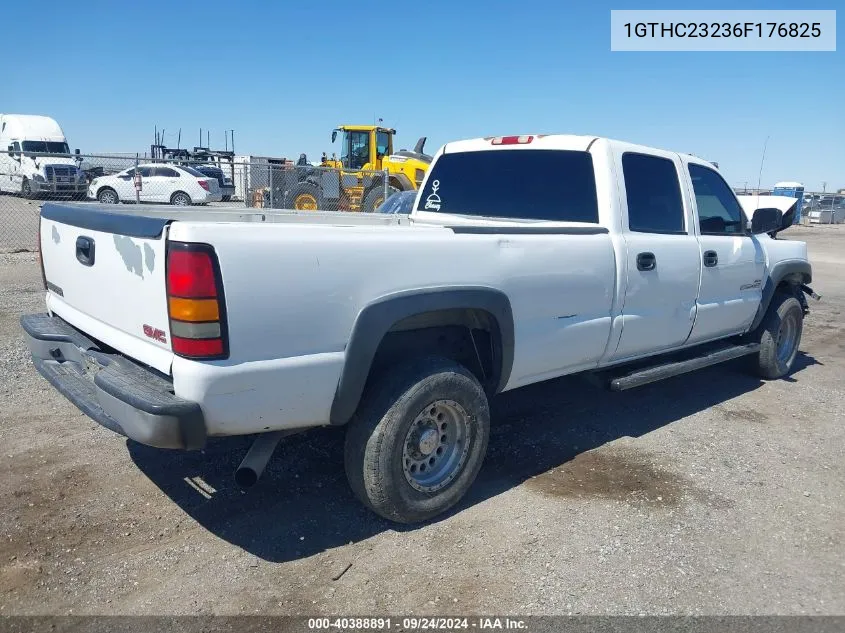 2006 GMC Sierra 2500Hd Work Truck VIN: 1GTHC23236F176825 Lot: 40388891