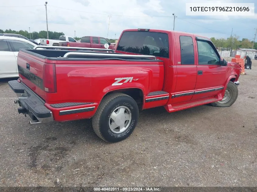 2006 GMC Sierra 1500 Sle1 VIN: 1GTEC19T96Z210696 Lot: 40402011