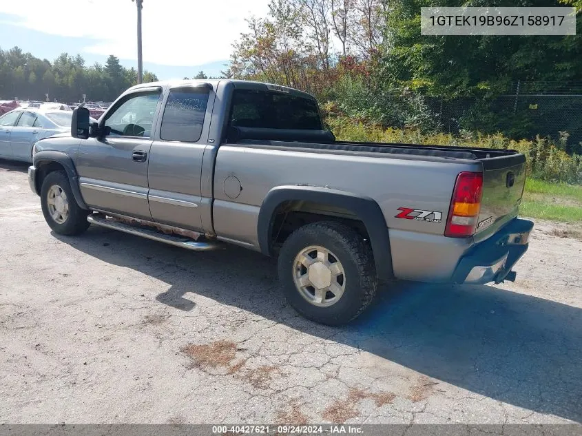 2006 GMC Sierra 1500 Slt VIN: 1GTEK19B96Z158917 Lot: 40427621