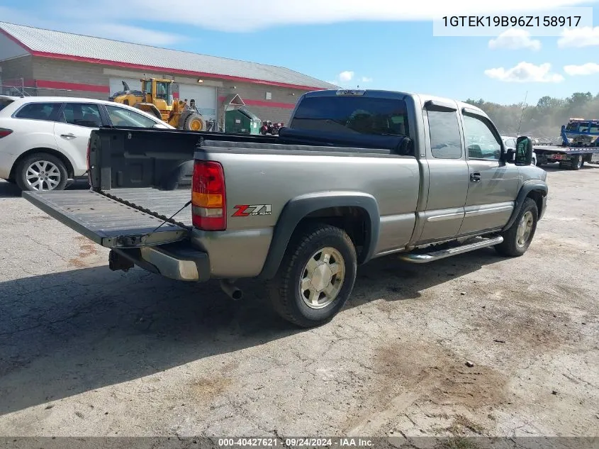 2006 GMC Sierra 1500 Slt VIN: 1GTEK19B96Z158917 Lot: 40427621