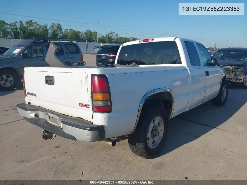 2006 GMC Sierra 1500 C1500 VIN: 1GTEC19Z56Z223353 Lot: 40442357