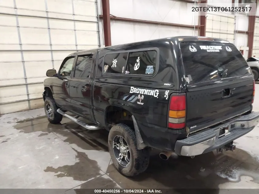 2006 GMC Sierra 1500 Sle2 VIN: 2GTEK13T061252517 Lot: 40450256