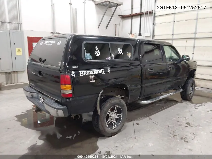 2006 GMC Sierra 1500 Sle2 VIN: 2GTEK13T061252517 Lot: 40450256