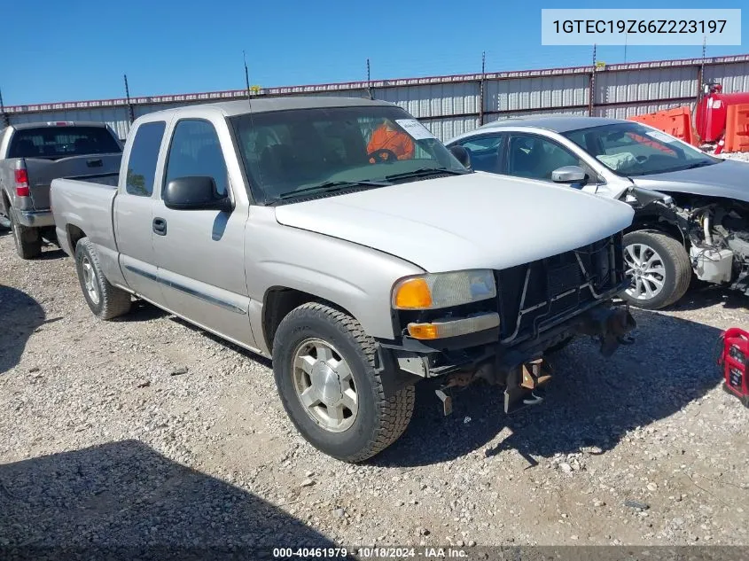 1GTEC19Z66Z223197 2006 GMC Sierra 1500 Slt