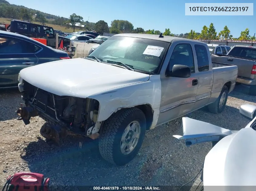 1GTEC19Z66Z223197 2006 GMC Sierra 1500 Slt